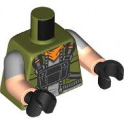 MINI UPPER PART, NO. 7323: {маслинено зелен}