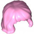 Minifigure, Hair Female Shoulder Length, Wavy with Bangs: {светло пурпурен}