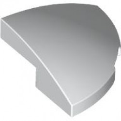 Slope, Curved 2 x 2 x 2/3 Corner Round: {бял}