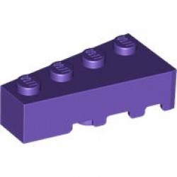 LEFT BRICK 2X4 W/ANGLE: {светло виолетов}
