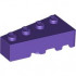 LEFT BRICK 2X4 W/ANGLE: {светло виолетов}