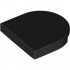 TILE 2X2, 1/2 CIRCLE: {черен}