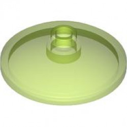 PARABOLIC REFLECTOR Ø24X6,4: {прозрачно ярко зелен}
