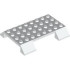 ROOF TILE 6X8, DEG. 45, W/ CUTOUT: {бял}