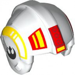 REBEL PILOT HELMET, NO. 3: {бял}