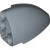 Technic, Panel Curved 5 x 3 x 2 Corner Quarter Ellipse, Left: {пясъчно син}