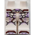 Hips and Legs with Armor Panels and Boot Tips with Lavender Highlights, Red and Coral Trim Pattern: {бял}