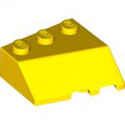 LEFT ROOF TILE 3X3, DEG. 45/18/45: {ярко жълт}