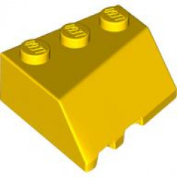 RIGHT ROOF TILE 3X3, DEG. 45/18/45: {ярко жълт}
