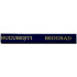 Tile 1 x 8 with Gold 'BUCUREŞTI' and 'BEOGRAD' Pattern: {земно син}