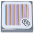 Tile 2 x 2 with Super Mario Scanner Code Yoshi Coin Pattern (Sticker) - Set 71438: {тъмно каменно сив}