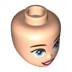 MINI DOLL, HEAD, NO. 520: {светло нуга}