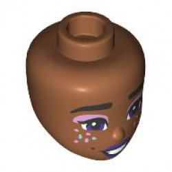 MINI DOLL, HEAD, NO. 511: {сиена кафяво}