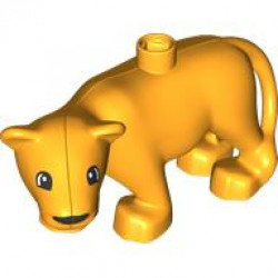 FEMALE LION, NO.1: {огнено жълто-оранжев}