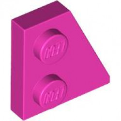 RIGHT PLATE 2x2 27DEG: {ярко пурпурен}