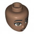 MINI DOLL, HEAD, NO. 523: {умерено кафяв}
