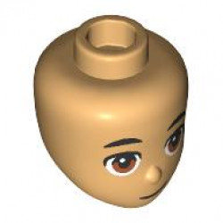 MINI DOLL, HEAD, NO. 528: {умерен тан}