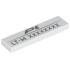 Tile 1 x 4 with Dark Silver 'P1', 'LT-M' and 8-Digit Serial Number Pattern: {бял}