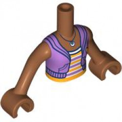TORSO, GIRL, W/ ARM, NO. 598: {сиена кафяво}