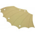 Cloth Wing 19 x 14 1/2 Left with Dark Tan Stitching Pattern: {тухлено жълт}