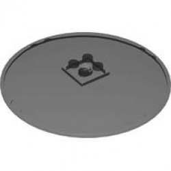 Dish 10 x 10 Inverted (Radar) - Solid Studs: {прозрачно черен}