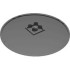 Dish 10 x 10 Inverted (Radar) - Solid Studs: {прозрачно черен}
