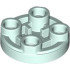 TILE, 2X2, INV., ROUND: {аквамарин}