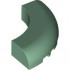 Brick, Round Corner 5 x 5 without Studs: {пясъчно зелен}