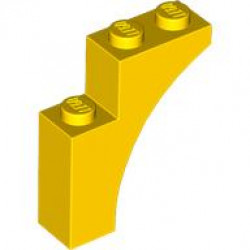 Arch 1 x 3 x 3: {ярко жълт}