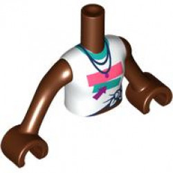 TORSO, GIRL, W/ ARM, NO. 603: {червеникаво-кафяв}