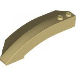 Wedge 8 x 3 x 2 Open Right: {тухлено жълт}