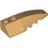 RIGHT SHELL 2X6 W/ BOW W/ ANGLE: {умерен тан}