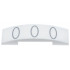Slope, Curved 4 x 1 x 2/3 Double with 3 Light Bluish Gray Ovals Pattern (Super Mario Glove): {бял}