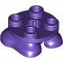 Legs with Plate Round 2 x 2 and Axle Hole - 2 Feet: {светло виолетов}