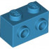 Brick, Modified 1 x 2 with Studs on 1 Side: {тъмно небесносин}