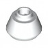 Cone 1 1/2 x 1 1/2 x 2/3 Truncated: {бял}