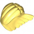 Minifigure, Hair Female Long, Parted on Left, Swept over Left Side: {студено жълт}