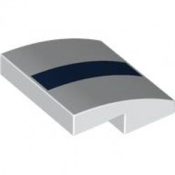 PLATE 2X2X2/3, W/ BOW, NO. 10: {бял}