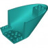 Aircraft Fuselage Aft Section Curved Bottom 6 x 10: {ярко синьо-зелен}