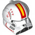 MINI HELMET, NO. 485: {бял}