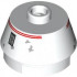 2X2 ROUND, SLOPE BRICK W/ KNOB, NO. 2: {бял}