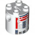 ROUND BRICK 2X2X2, NO. 1028: {бял}