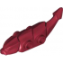 Dragon Critter Body with Studs on Sides: {нов тъмно червен}