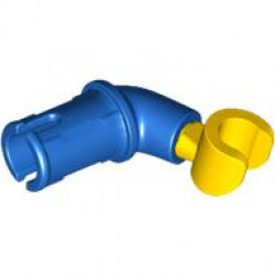 Arm with Technic Pin with Yellow Hand: {ярко син}