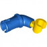 Arm with Technic Pin with Yellow Hand: {ярко син}