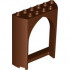 Panel 2 x 6 x 6 with Pointed Arch: {червеникаво-кафяв}