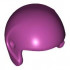 Minifigure, Headgear Helmet Sports / Flight: {ярко червеникаво-виолетов}