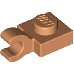 Plate, Modified 1 x 1 with Open O Clip (Horizontal Grip): {нуга}