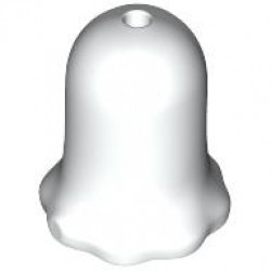 Plant Flower Bell Shaped with Small Pin Hole: {бял}