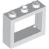 Window 1 x 3 x 2 Flat Front: {бял}